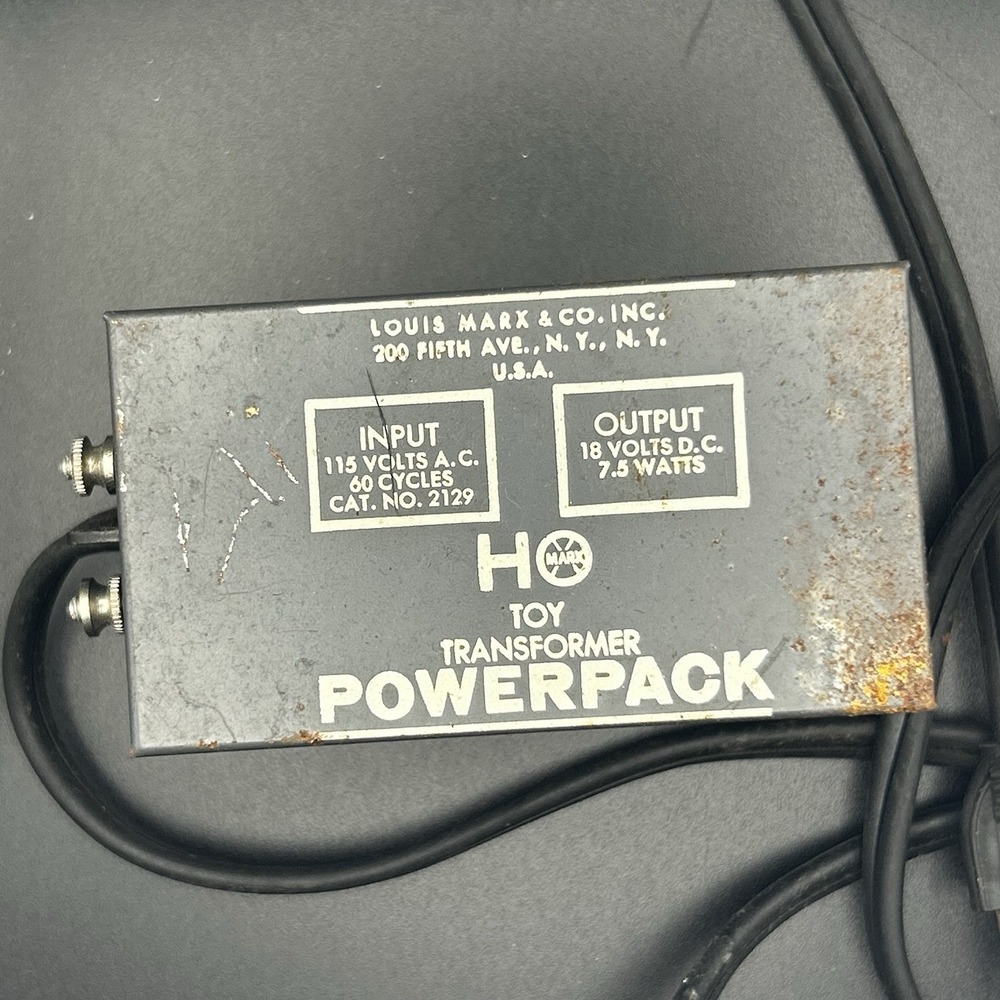 Marx HO Toy Transformer Powerpack
